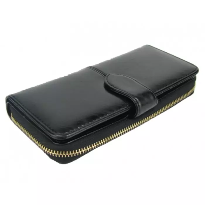 Dámská kožená peněženka (123 fotek): Modely originální kůže, krokodýl, kabelku na zipu 15165_23