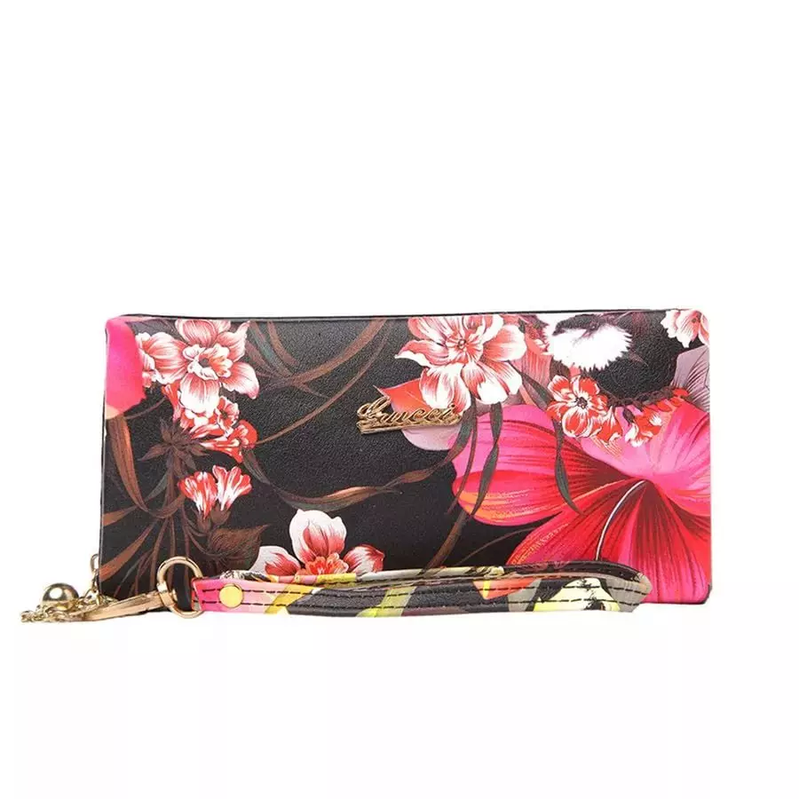 Babae katad wallet (123 mga larawan): Mga modelo ng tunay na katad, buwaya, pitaka sa siper 15165_90