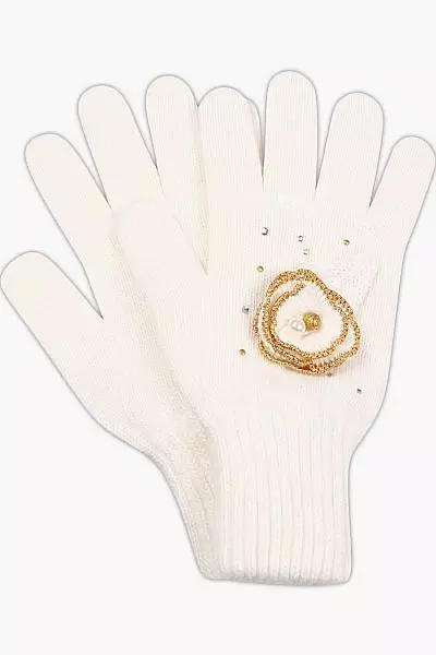 Li-gloves tse tšoeu (linepe tse 36): Cotton le Satin, mefuta e khutšoane le e telele, ho khetha le ho roala 15198_31