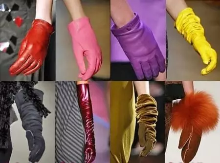 Sarung tangan wanita (123 gambar): Apa yang harus memakai model hitam dan merah, suede dan bulu, bagaimana untuk menentukan saiznya 15201_60