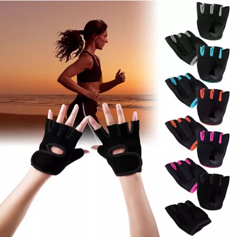 Fitness rukavice (73 fotografije): Ženski sportski modeli bez prstiju, sorte rukavica za sport 15202_26