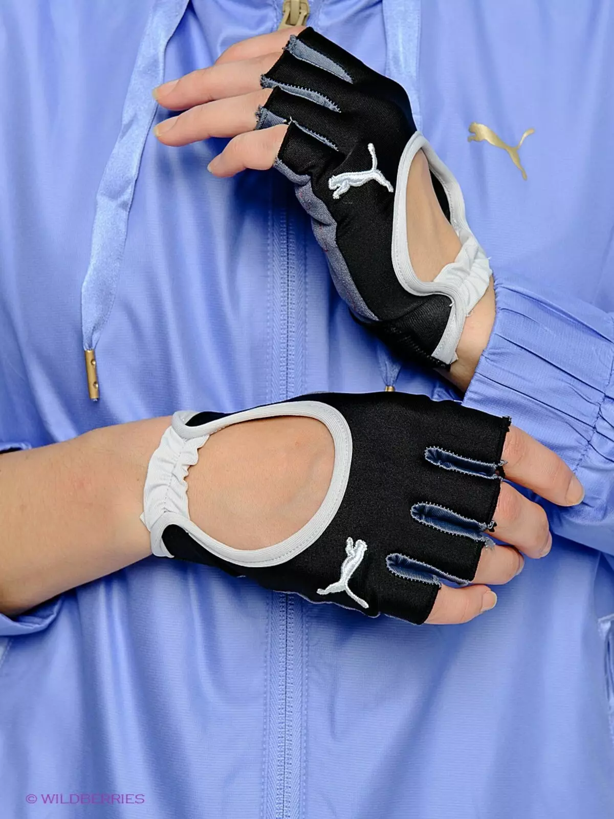 Fitness rukavice (73 fotografije): Ženski sportski modeli bez prstiju, sorte rukavica za sport 15202_36