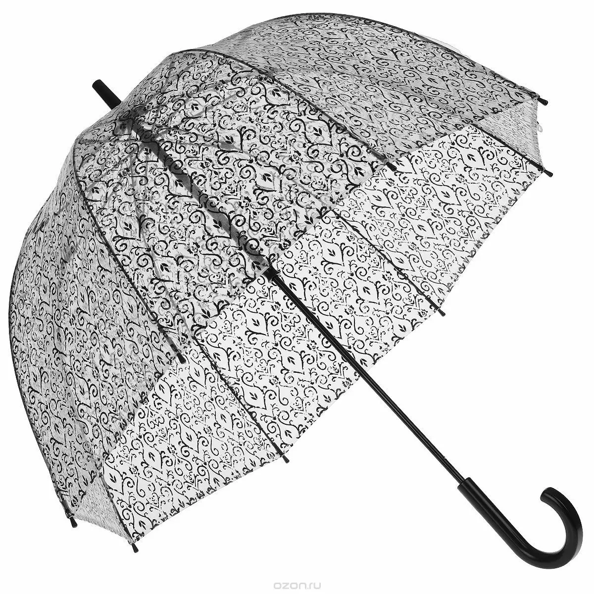 parapluie noir (47 photos): canne féminin 15217_10