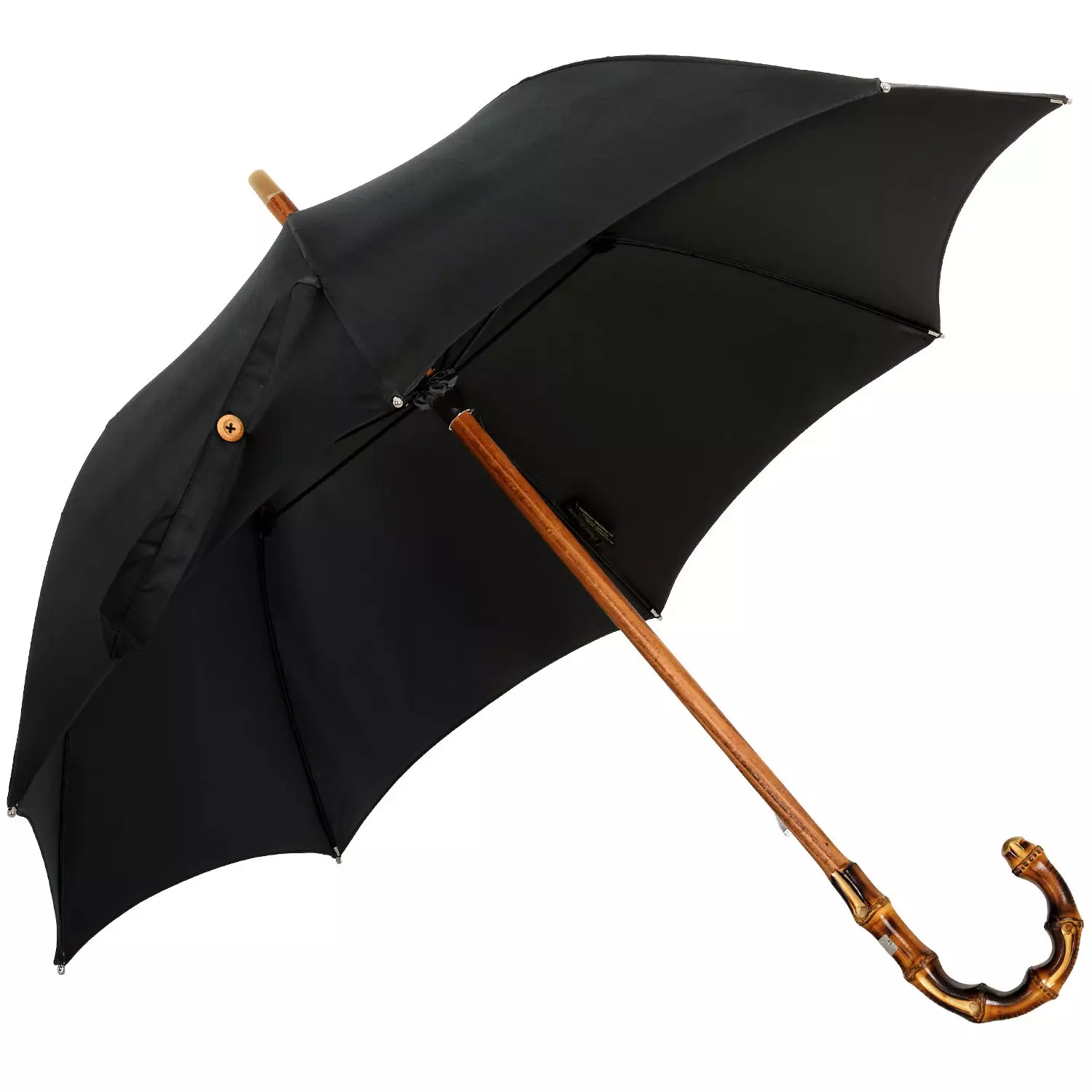 Umbrella negra (47 fotos): canya de dona 15217_14