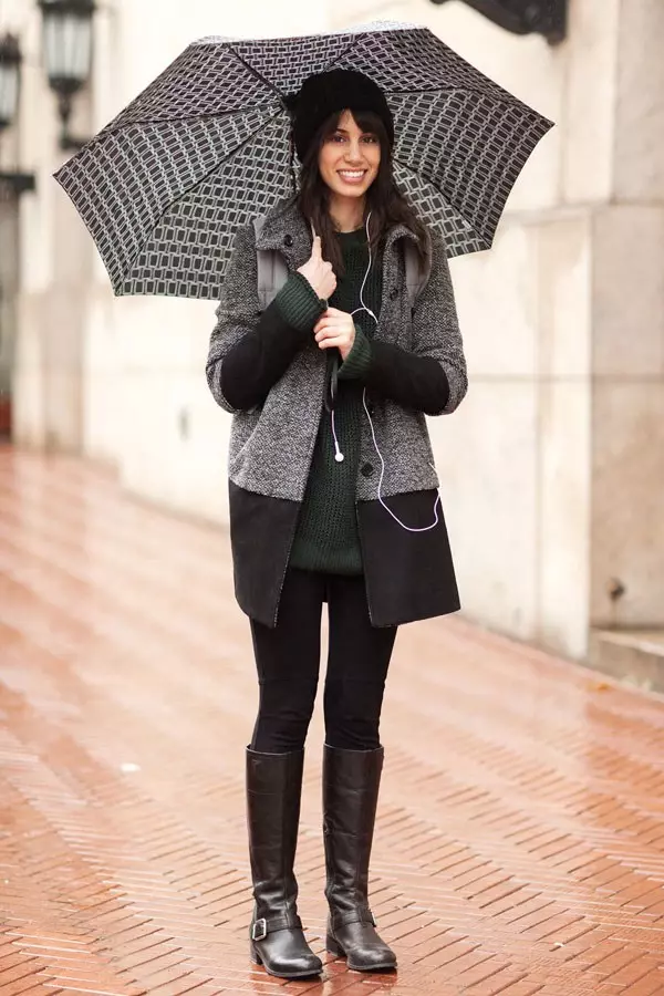 Umbrella negra (47 fotos): canya de dona 15217_42