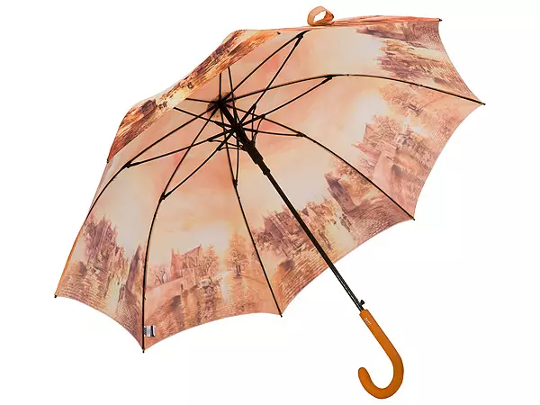 여성 우산 - 지팡이 (65 장의 사진) : 나무 손잡이가있는 모델 15220_12