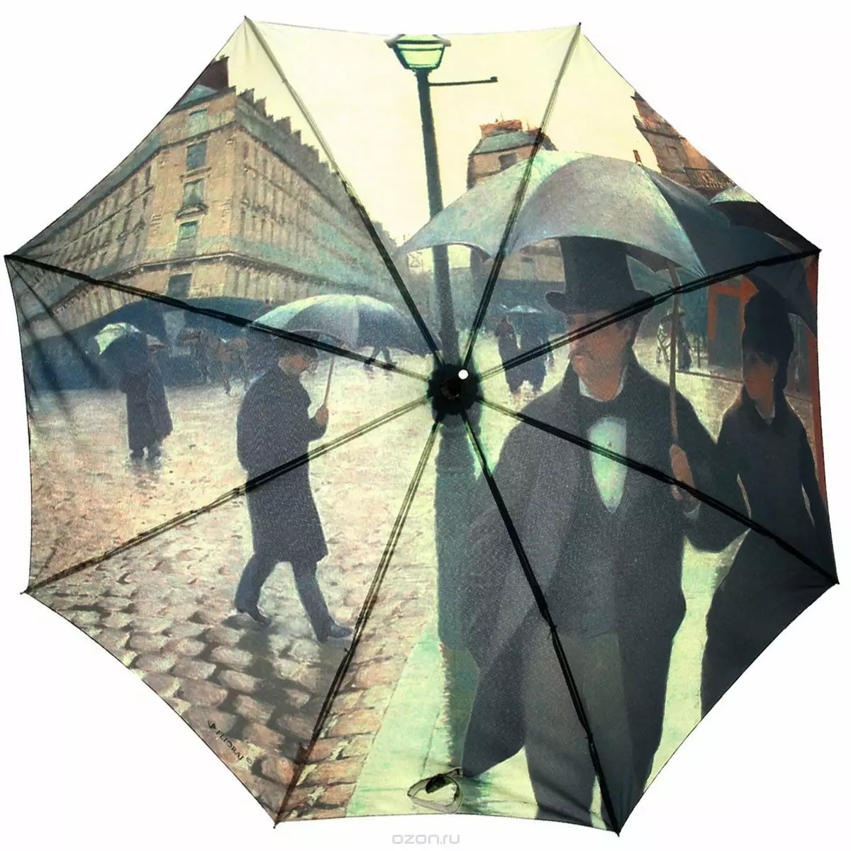 여성 우산 - 지팡이 (65 장의 사진) : 나무 손잡이가있는 모델 15220_46