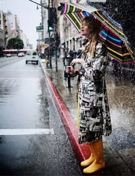 여성 우산 - 지팡이 (65 장의 사진) : 나무 손잡이가있는 모델 15220_8