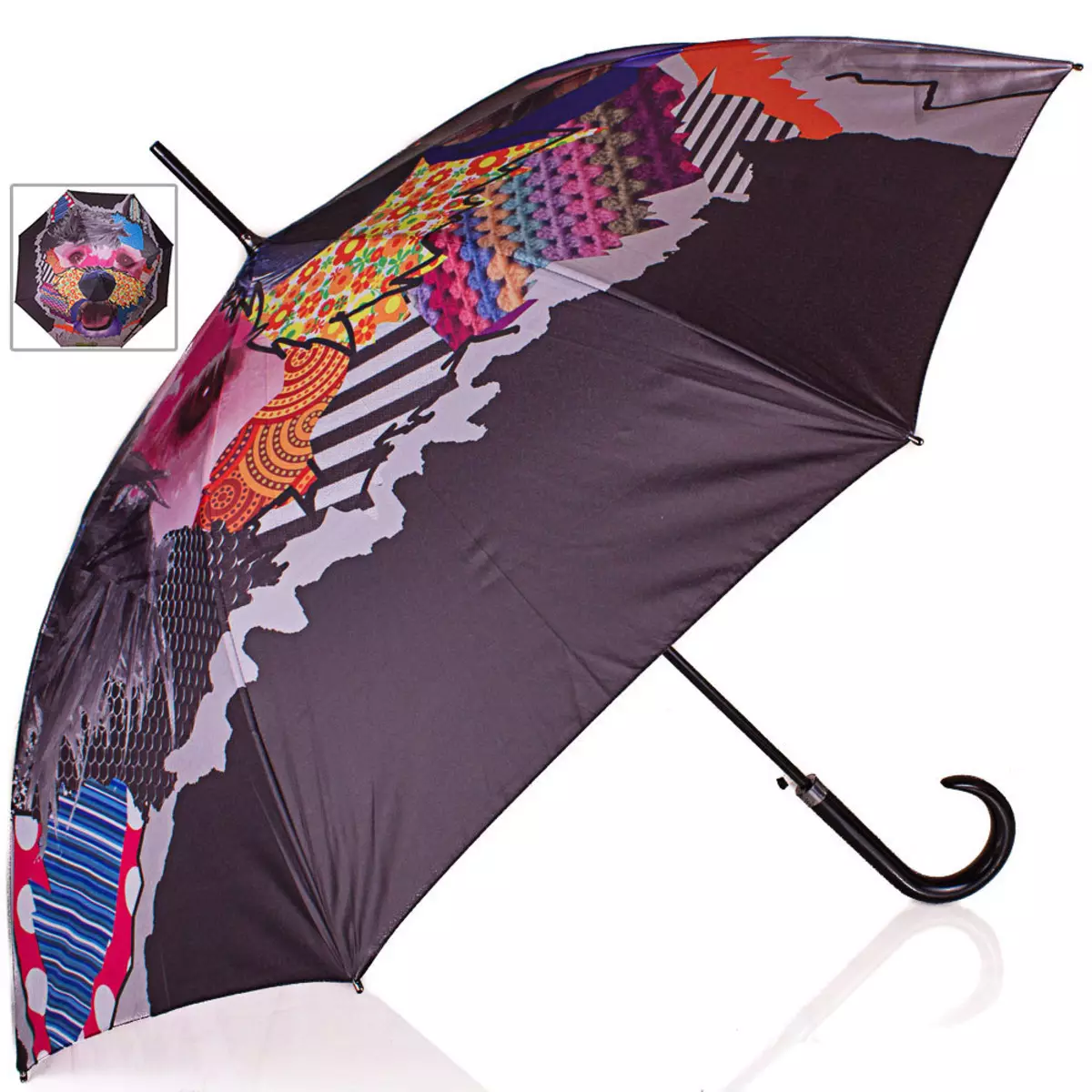 Doppler Umbrellas (60 foto's): Vrouwelijke modellen Cane and Folding, Doppler beoordelingen 15227_36