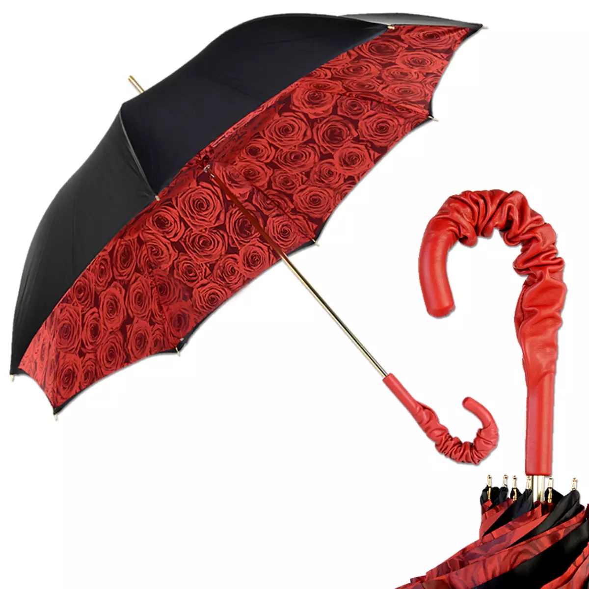 Pasotti umbrellas (55 photos): Features na mata model 15232_42