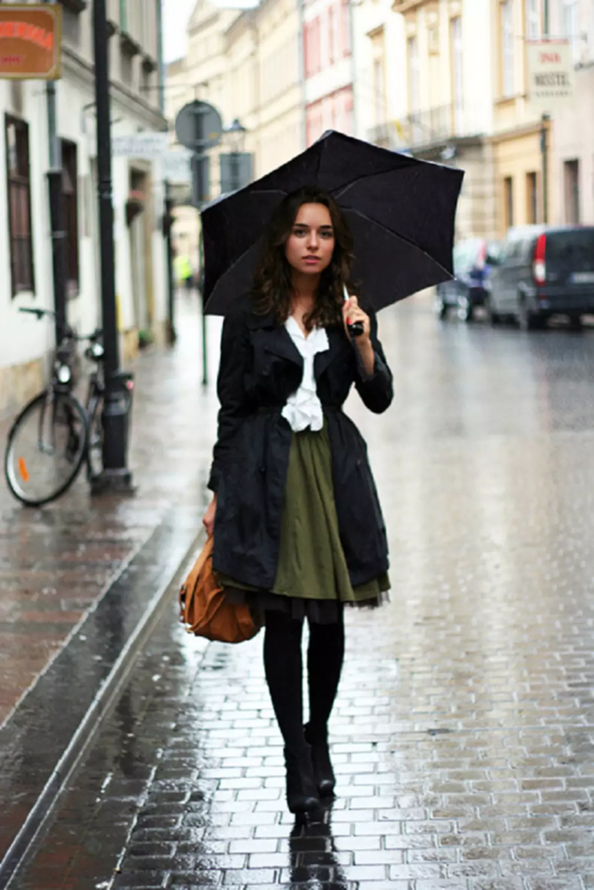 가벼운 우산 (74 사진) : 여성 모델 15234_9