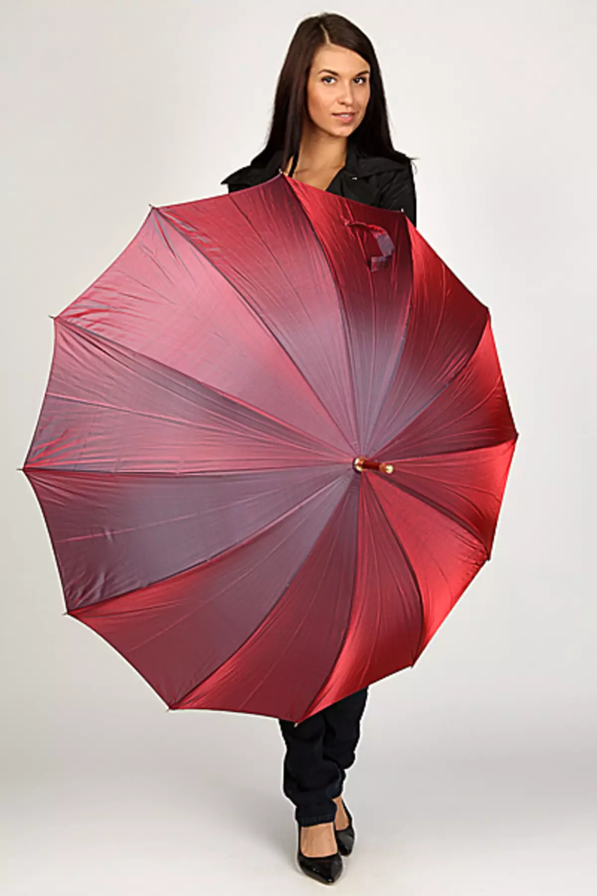 Umbrella Cane (67 fotografij): Črni modeli z logotipom in rezilom 15237_32