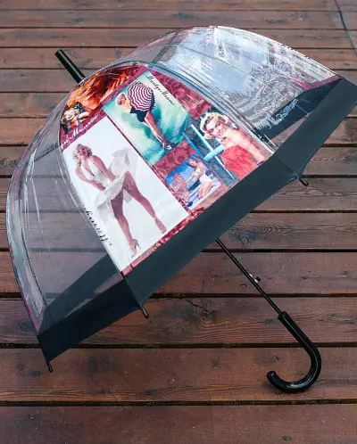 Umbrella Cane (67 fotografij): Črni modeli z logotipom in rezilom 15237_49