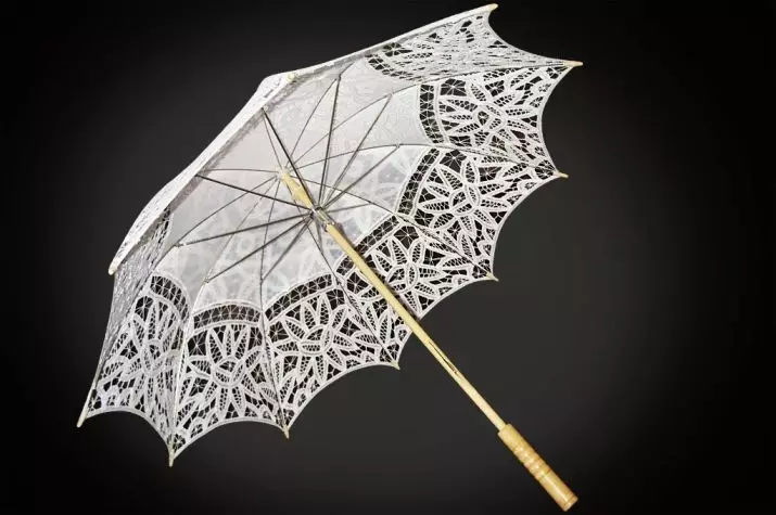 Sun Umbrella (72 fotos): Female Lace Openwork Umbrella-Cast 15238_41