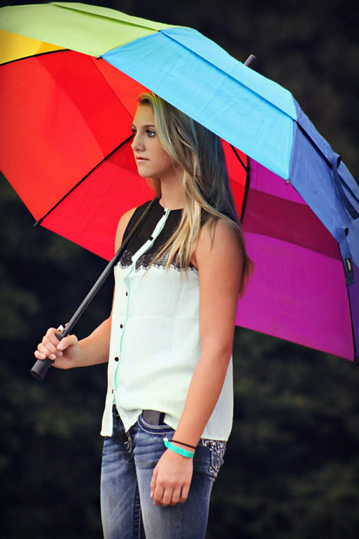 Umbrela de soare (72 poze): Lace de feminin OpenWork Umbrella-Cane 15238_48