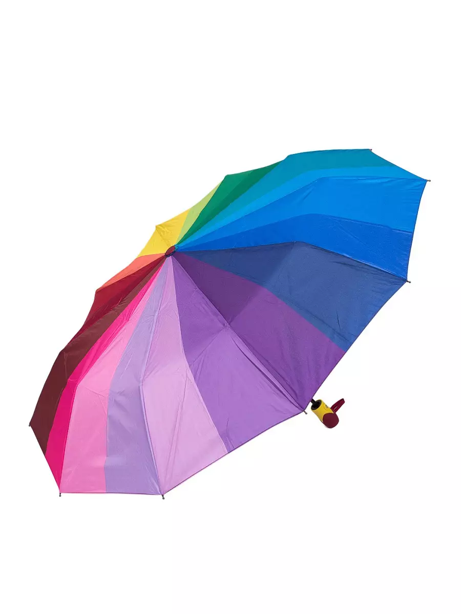 Ĉielarko ombrelojn (50 fotoj): Multkolora bastonon kaj ŝanĝante koloron faldebla ombrelo-ĉielarko 15239_11