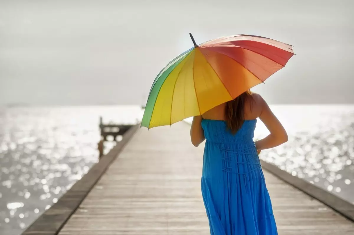 Payung Pelangi (50 foto): tebu multik lan ngganti payung lempitan warna 15239_28
