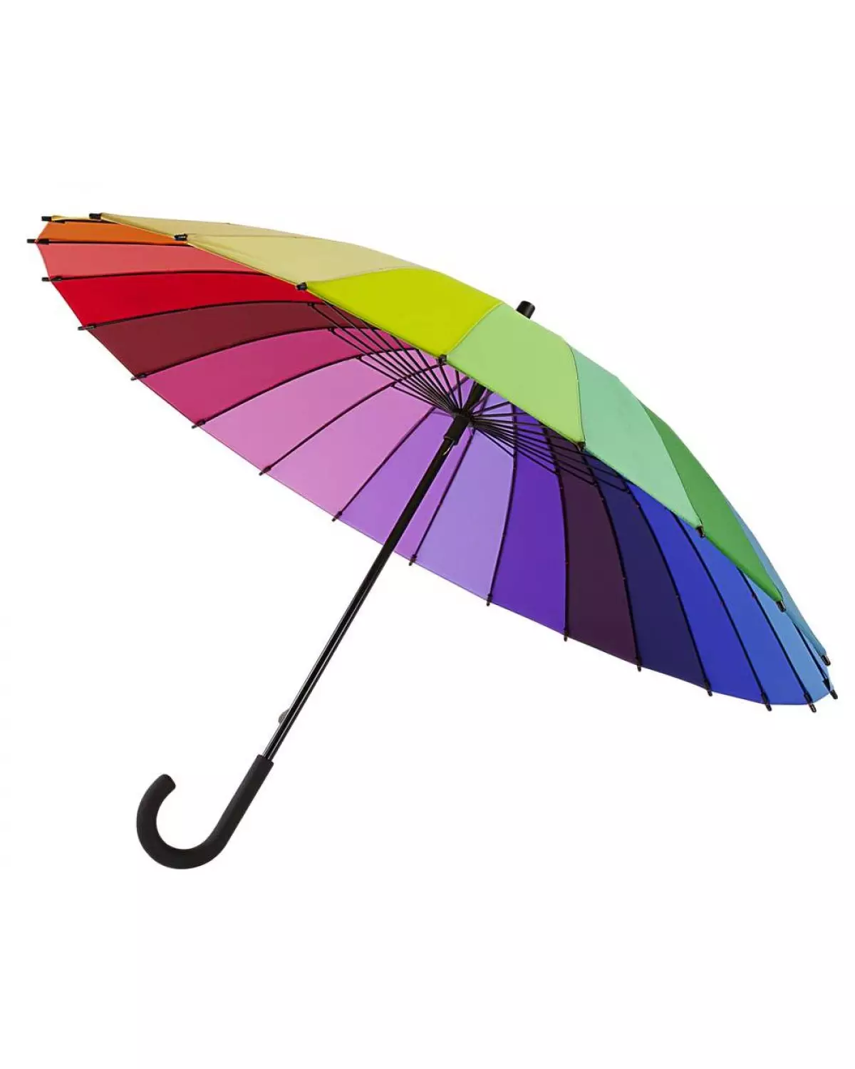 Payung Pelangi (50 foto): tebu multik lan ngganti payung lempitan warna 15239_4