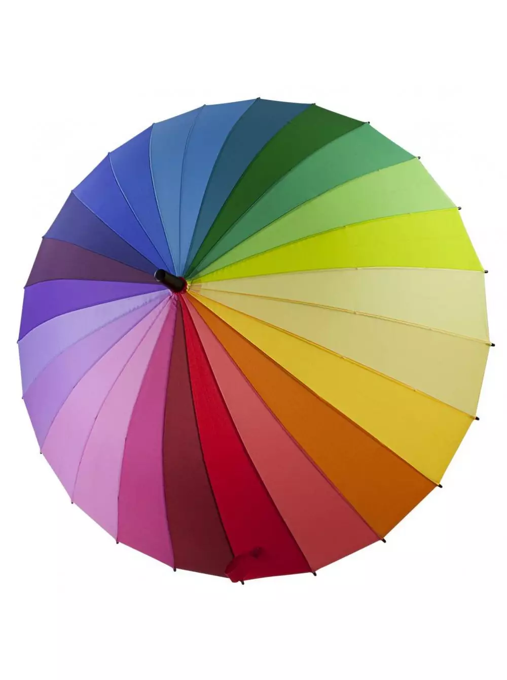 Vaivorykštės skėčiai (50 nuotraukų): spalvotas cukranendrių ir keičiasi spalvų sulankstymo skėčio-vaivorykštė 15239_6