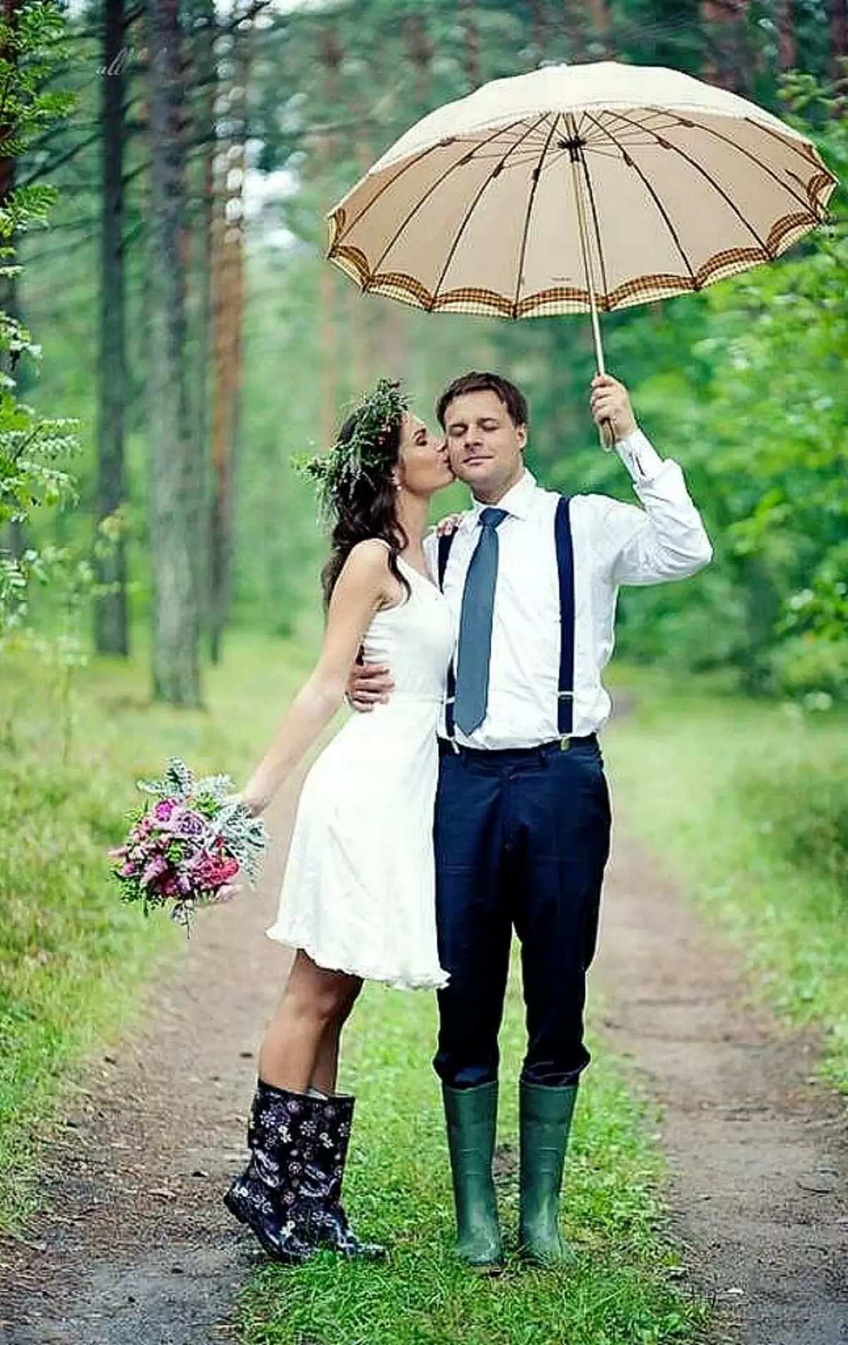 Зонт на свадьбу