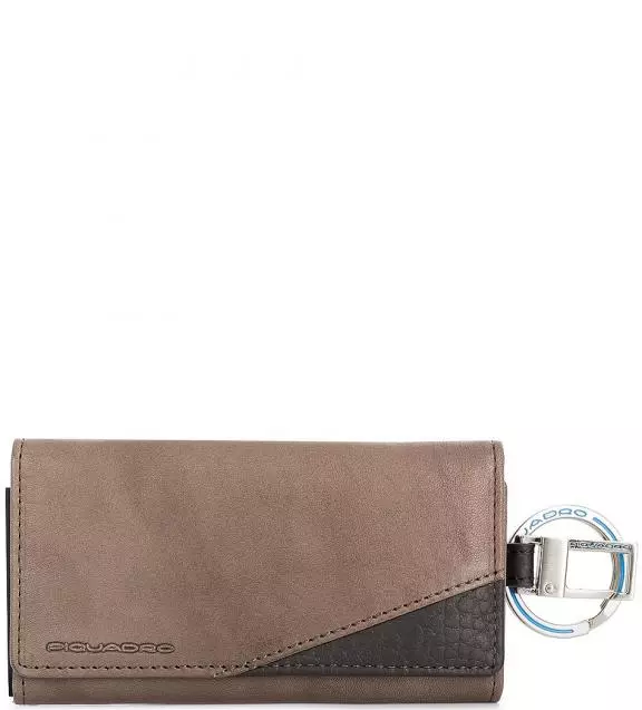 Leather key (69 mga larawan): Women bag para sa mga handmade skin key 15249_64