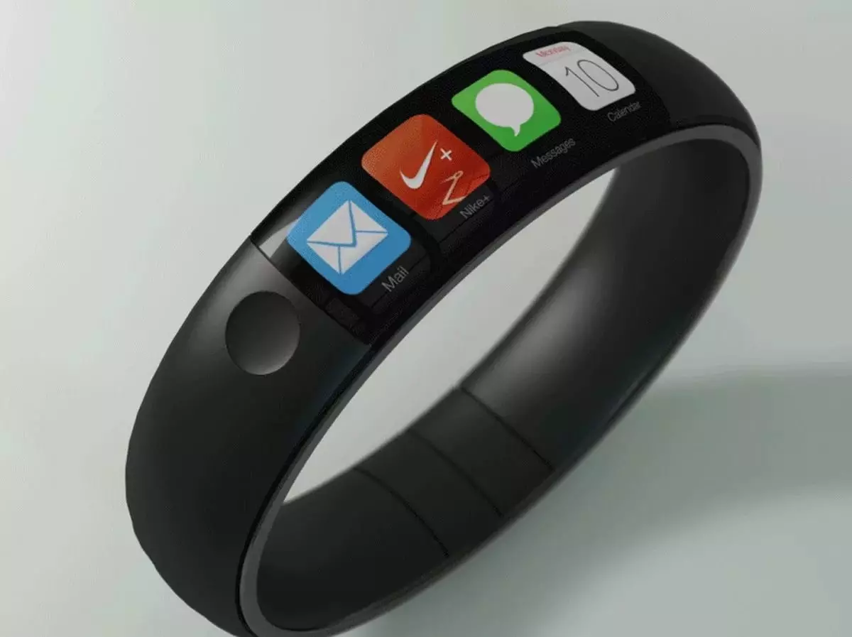 iPhone 용 피트니스 팔찌 (34 장의 사진) : Apple Watch 및 iPhone 용 스포츠 블록을위한 스마트 모델, 손에 선택할 것 15254_26