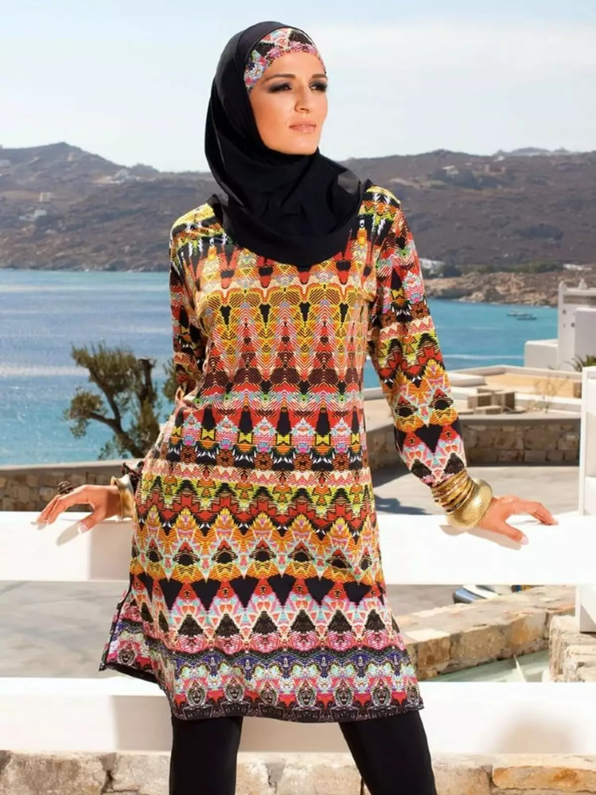 Muslim Swimsuit (50 foto): Model burkini untuk Muslim, ditutup, seperti yang disebut 1533_23