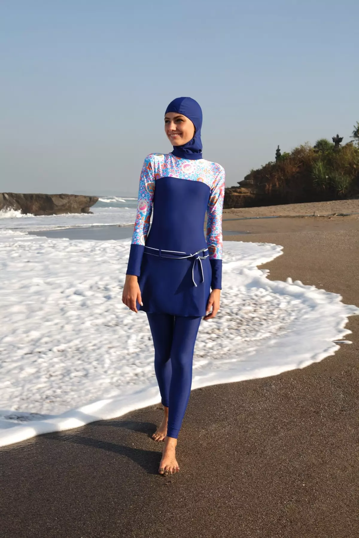 Muslim Swimsuit (50 kuvaa): Burkini mallit muslimeille, suljettu, kuten sitä kutsutaan 1533_5