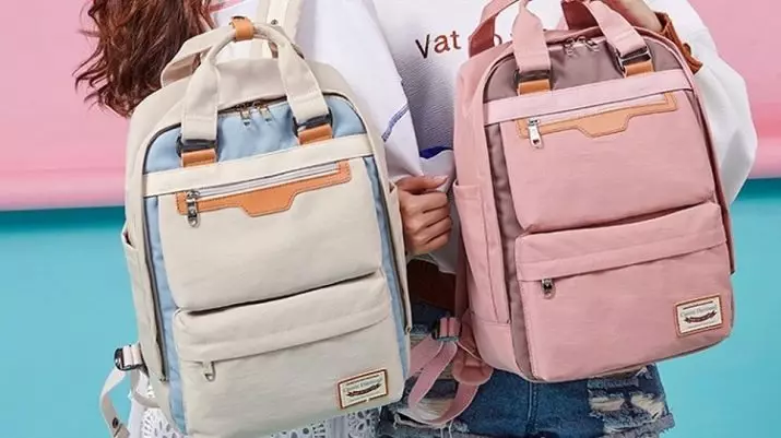 Backpack kanggo siswa: tas ransel lanang kanggo sinau. Cara milih tas ransel? Pilihan modis sing paling apik 15343_36