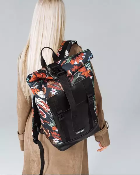 City hátizsák: a legjobb női Stílusos hátizsákok a City, Top Alkalmi Divatos textil és egyéb modellek, Áttekintés a legkényelmesebb lehetőség. 15350_29