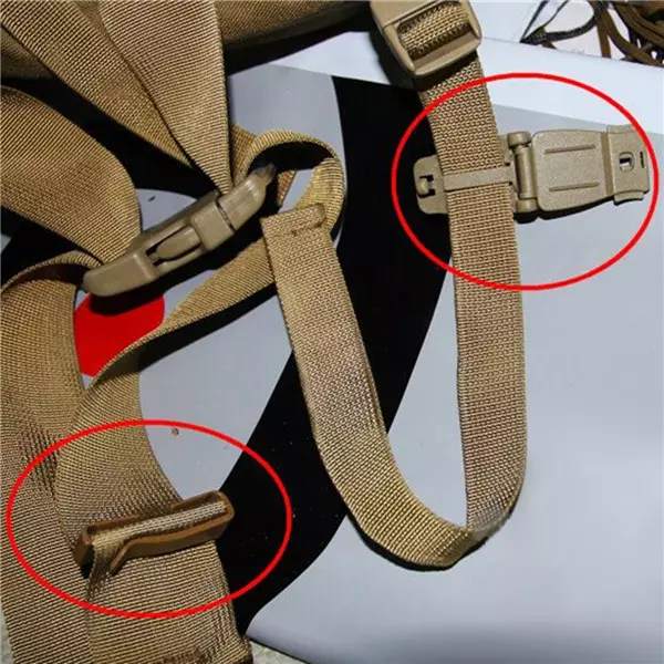 Како да се врзуваат ремени на ранец? Како да се поправи од задниот дел и вметнете правилно? Како да ги затегнете рачните ремени? Како да го поправите ременот? 15353_2