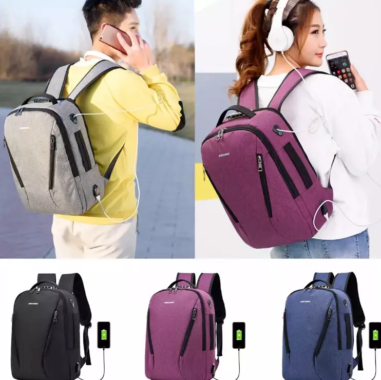 Mga backpacks sa kababayen-an alang sa laptop: panit ug uban pang mga istilo sa estilo nga adunay laptop 13-14, 15-16 ug 17 pulgada 15360_9