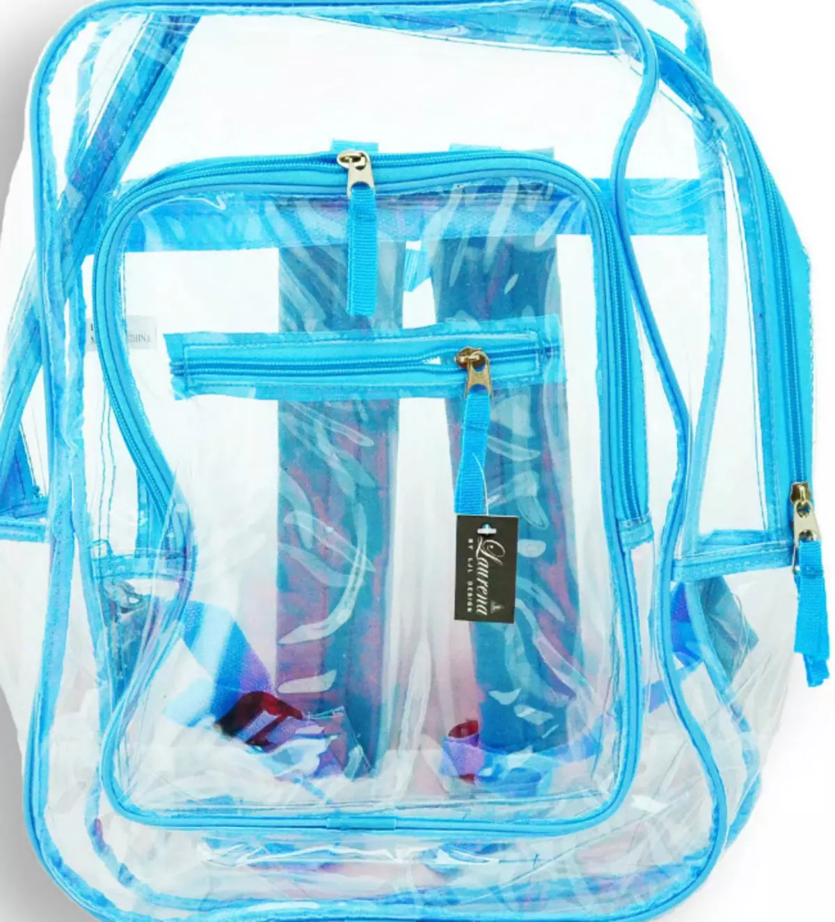 Transparent Backpacks: Little Women's Pink Translucent Models and Mini Backpacks with Sequins, White and Other Backpacks 15362_10