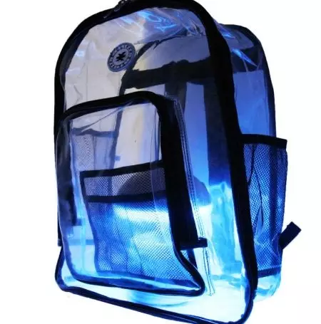 Transparent Backpacks: Little Women's Pink Translucent Models and Mini Backpacks with Sequins, White and Other Backpacks 15362_19
