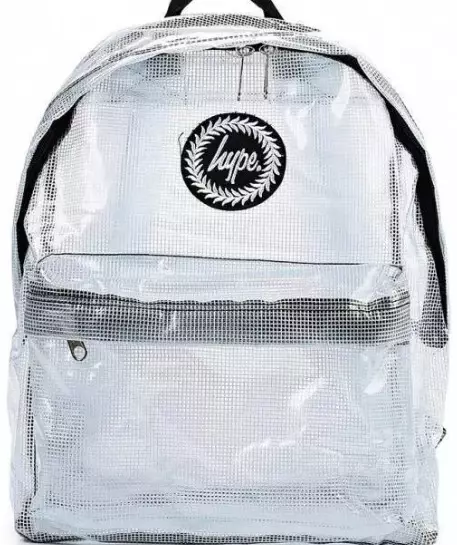 Transparent Backpacks: Little Women's Pink Translucent Models and Mini Backpacks with Sequins, White and Other Backpacks 15362_26