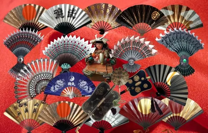 जापानी प्रशंसक: राउंड पीट और जापान के अन्य प्रशंसकों। जापानी शैली में अपने हाथों को प्रशंसक कैसे बनाएं? 15371_3
