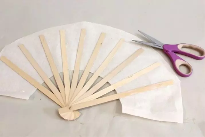 Јапански вентилатор: округли беативе и остали љубитељи Јапана. Како направити своје руке вентилатор у јапанском стилу? 15371_37