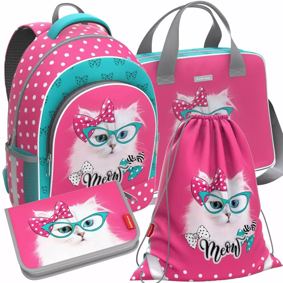 Mochilas para grau 6: Modelos de escola para meninas e meninos, revisão de belas mochilas da moda para adolescentes para a escola 15382_33