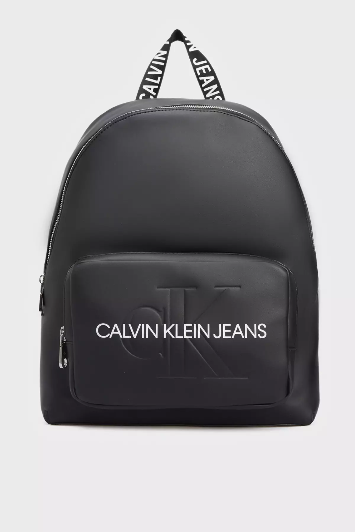 Backpacks Calvin Klein: femminili iswed u raġel, aħmar tal-ġilda, abjad, isfar b'monogramm u boroż oħra tal-kuluri - backpacks 15401_11