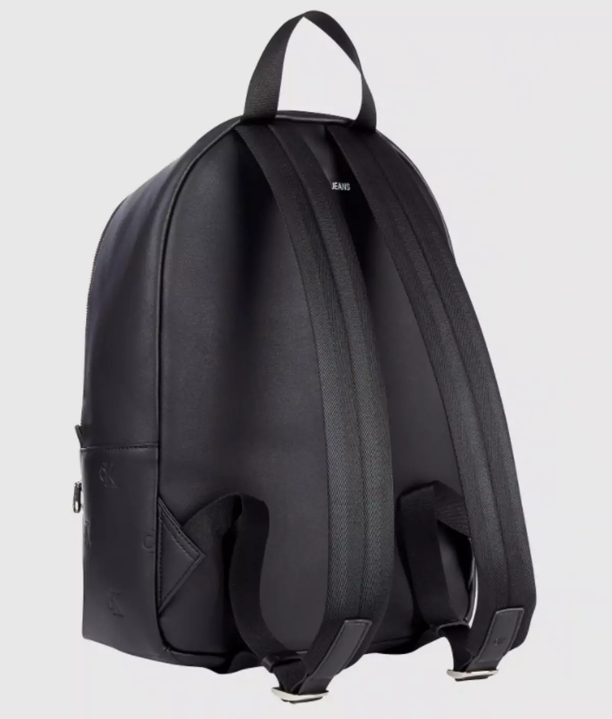 Calvin Klein Backpacks: Female reş û mêr û mêr, çermê sor, spî, zer bi monogram û rengên rengîn ên din - Backpacks 15401_29
