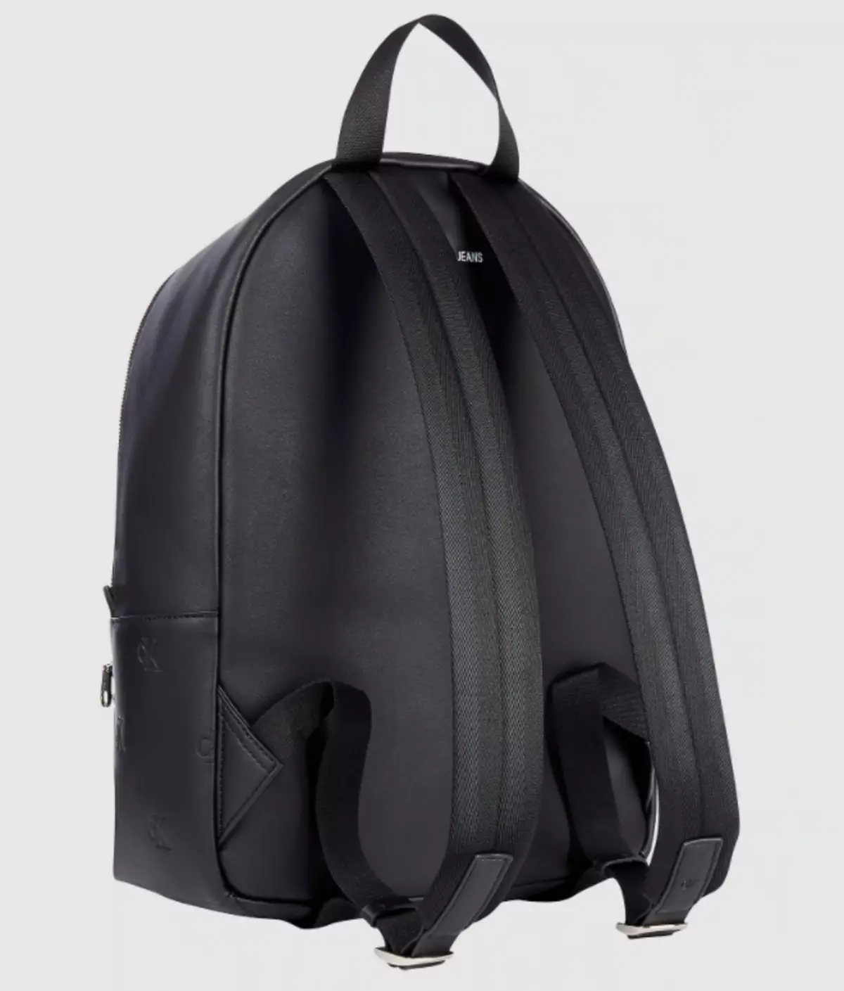 Backpacks Calvin Klein: femminili iswed u raġel, aħmar tal-ġilda, abjad, isfar b'monogramm u boroż oħra tal-kuluri - backpacks 15401_29