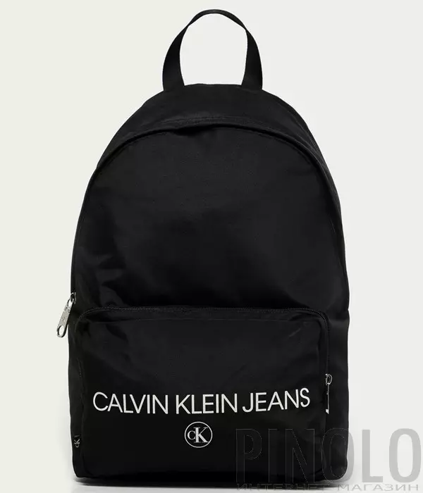 Calvin Klein kuprinės: juoda patelė ir vyrai, odos raudona, balta, geltona su monogrammi ir kitomis spalvomis Krepšiai - kuprinės 15401_3
