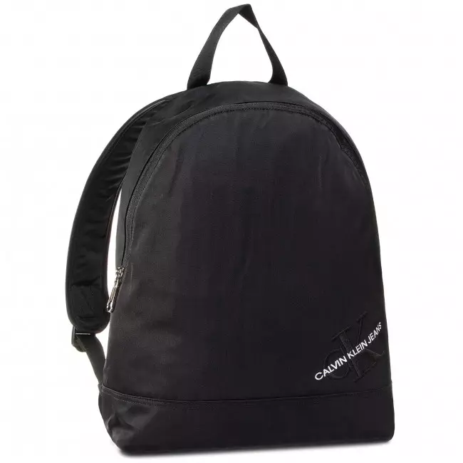 Calvin Klein Backpacks: Female reş û mêr û mêr, çermê sor, spî, zer bi monogram û rengên rengîn ên din - Backpacks 15401_31