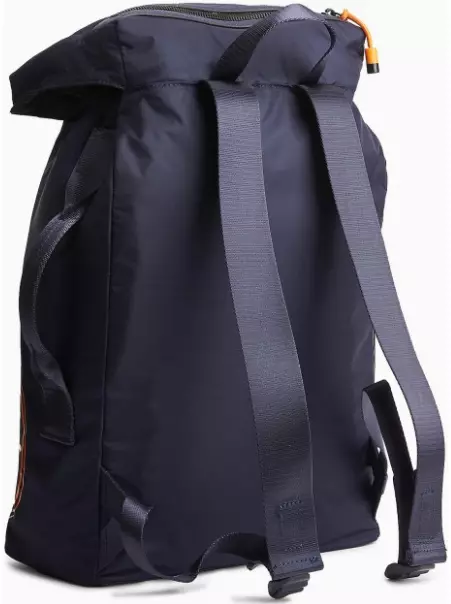 Calvin Klein Backpacks: Female reş û mêr û mêr, çermê sor, spî, zer bi monogram û rengên rengîn ên din - Backpacks 15401_34