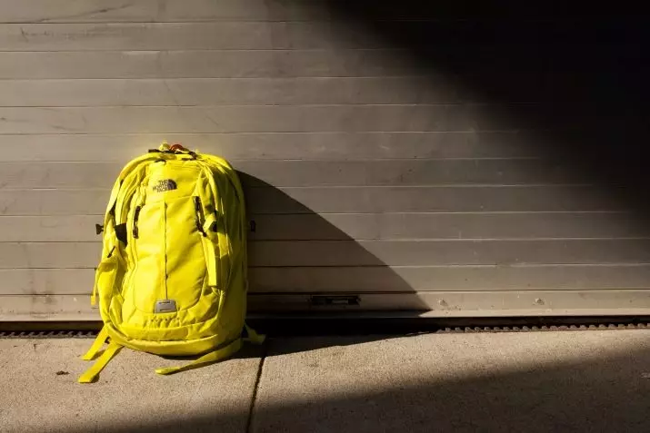 Backpacks Ang North Face: Backpacks-bags at urban backpacks, dilaw at itim na mga modelo, berde at asul, pula at iba pa 15407_36