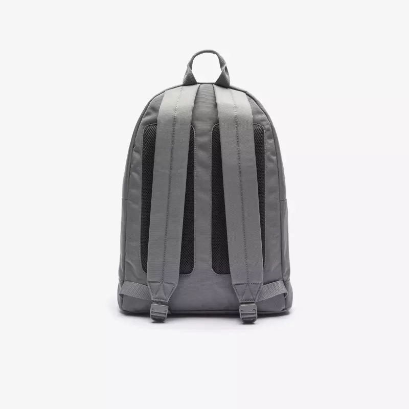 Lacoste backpacks: Frouljus en manlju, swart en blau-griene, learfakken bags, oaren 15408_27