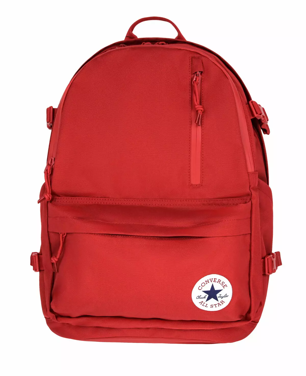 Converse backpacks: swart en blau, reade modellen, froulju en manlju, lear en denim stiet, resinsjes 15410_21