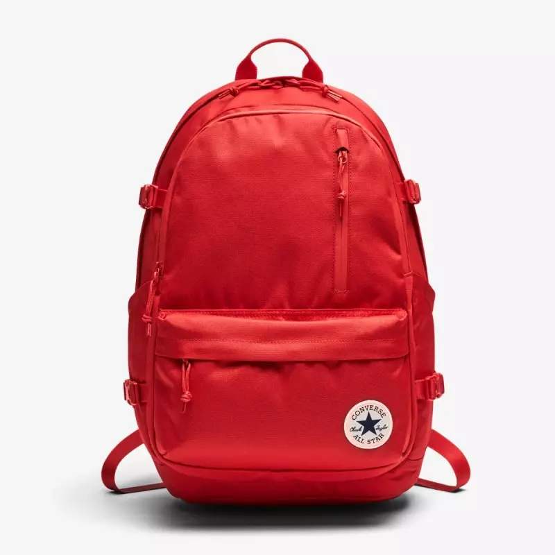 Backpacks Converse: e zezë dhe blu, modele të kuqe, gra dhe mens, lëkurë dhe xhins qëndron, shqyrtime 15410_4