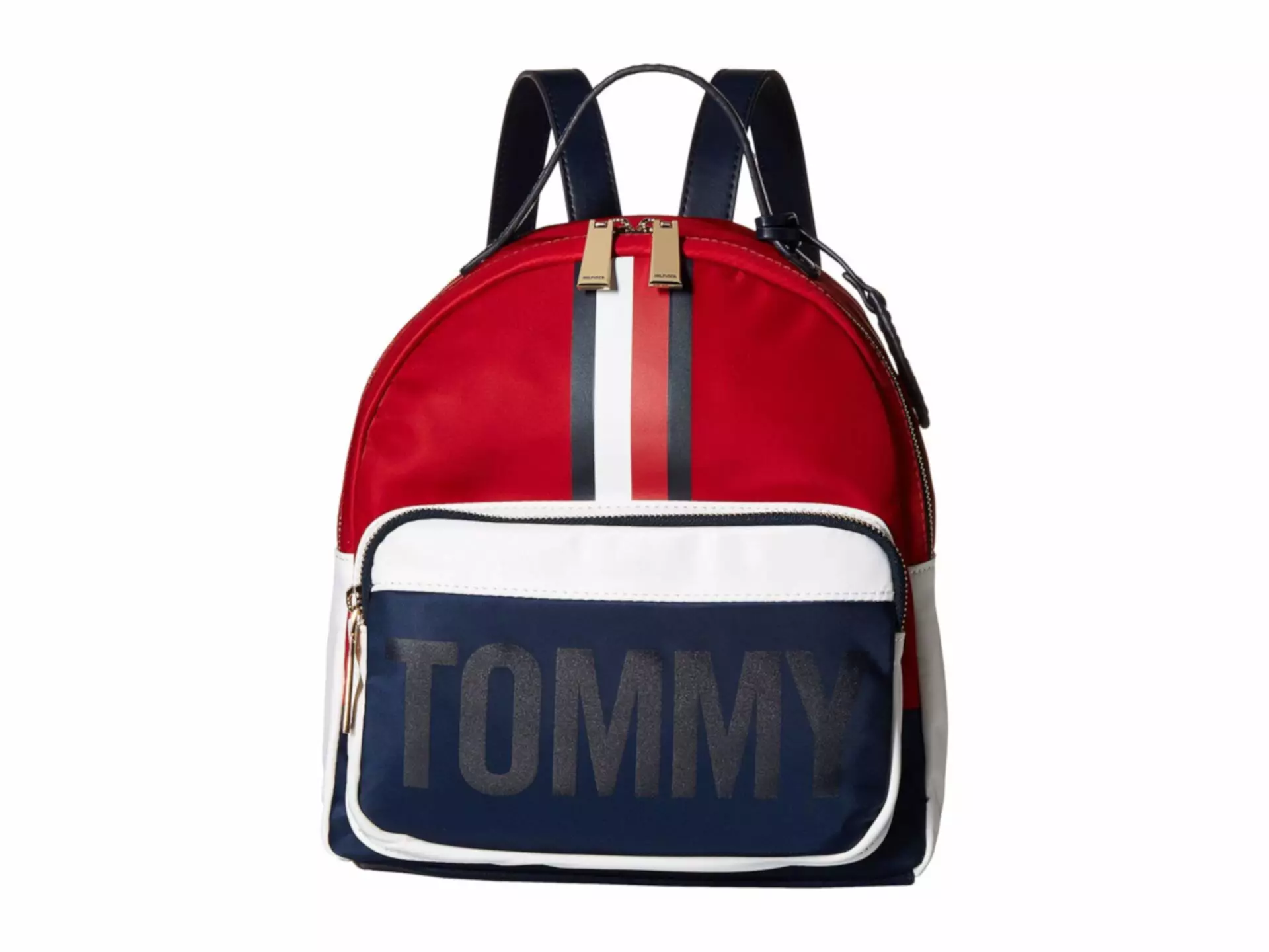 Tommy Hilfiger Nahrbtniki: Ženske in moške, šolske in druge, usnjene in najlonske nahrbtniki, črni in modri, bež in rdeči 15412_12