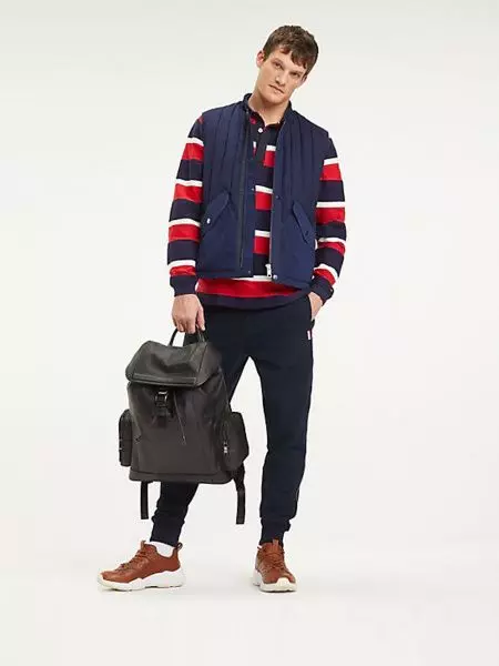 Tommy Hilfiger Rucksäcke: Frauen- und Herren-, Schul- und andere, Leder- und Nylon-Rucksäcke, schwarz und blau, beige und rot 15412_24